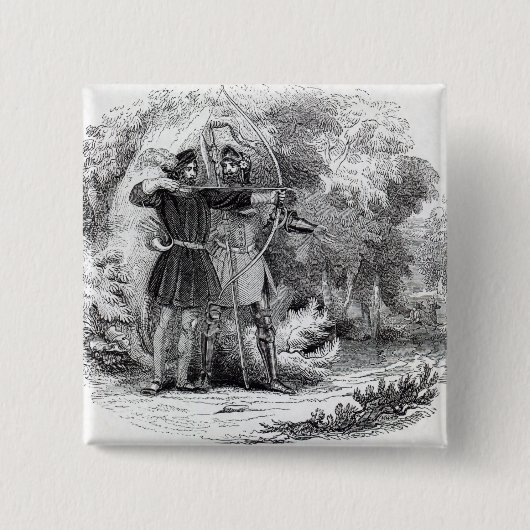 Robin Hood und kleiner John Button (Vorderseite)