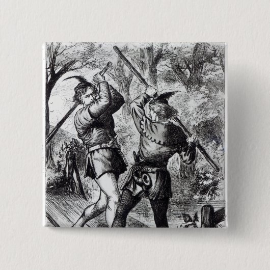 Robin Hood und kleiner John Button (Vorderseite)