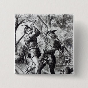 Robin Hood und kleiner John Button