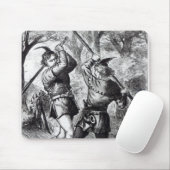 Robin Hood und kleiner John Mousepad (Mit Mouse)