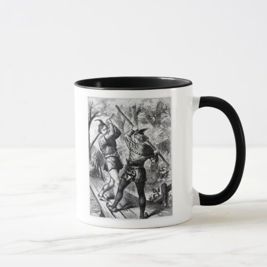 Robin Hood und kleiner John Tasse (Rechts)