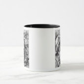 Robin Hood und kleiner John Tasse (Zentrum)