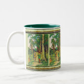 Robin Hood und kleiner John Zweifarbige Tasse (Links)
