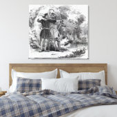 Robin Hood und Little John Leinwanddruck (Insitu (Schlafzimmer))