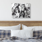 Robin Hood und Little John Leinwanddruck (Insitu (Schlafzimmer))