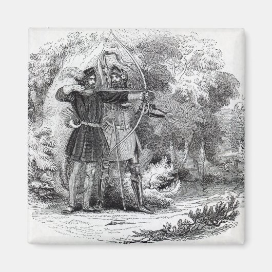 Robin Hood und Little John Magnet (Vorne)