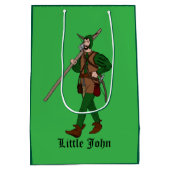 Robin Hood und Little John Mittlere Geschenktüte (Rückseite)