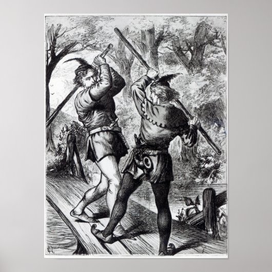 Robin Hood und Little John Poster (Vorne)