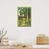 Robin Hood und Little John Poster (Küche)
