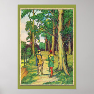 Robin Hood und Little John Poster