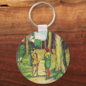 Robin Hood und Little John Schlüsselanhänger (Vorderseite)