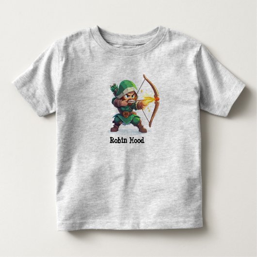 Robin Hood und Sectral Arrow Custon Name Kleinkind T-shirt (Vorderseite)
