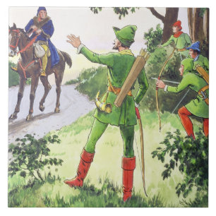Robin Hood, "von den Blicken in die Fliese