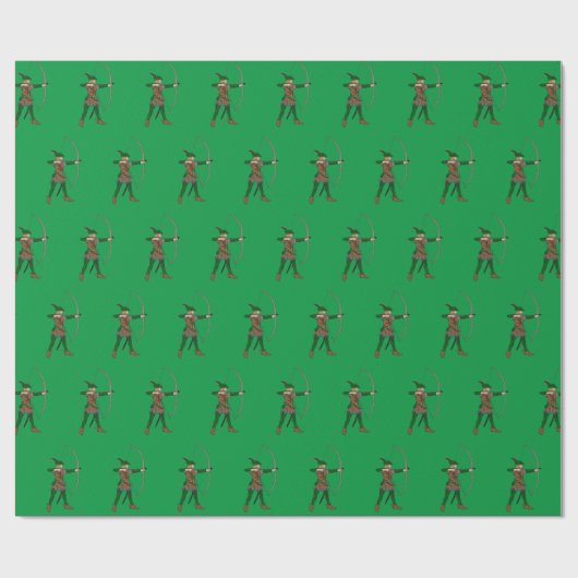 Robin Hood Wrapping Paper Geschenkpapier (Flach)
