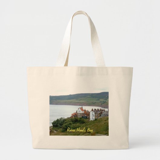Robin Hood's Bay Jumbo Stoffbeutel (Vorne)