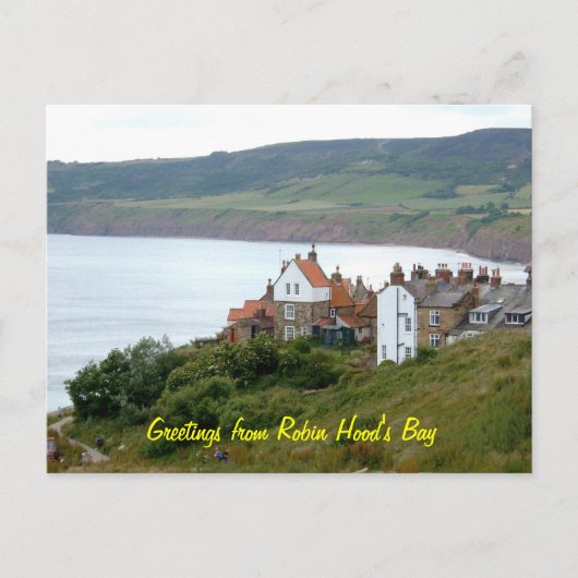 Robin Hood's Bay Postkarte (Vorderseite)