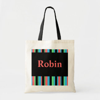 Robin Hübsch Strip Tote Bag Tragetasche