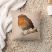 Robin im Schnee Kissen (Decke)