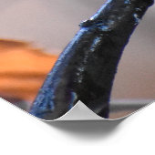 Robin in Hecken Poster (Ecke)