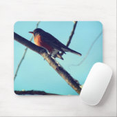 Robin In Snow Wildlife Nature Mousepad (Mit Mouse)
