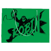 Robin Ink Brush Name Große Geschenktüte (Rückseite)