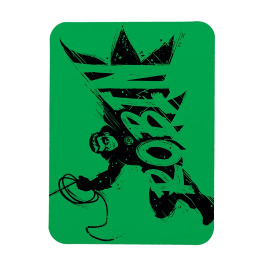 Robin Ink Brush Name Magnet (Vertikal)
