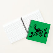 Robin Ink Brush Name Notizblock (Innenseite)