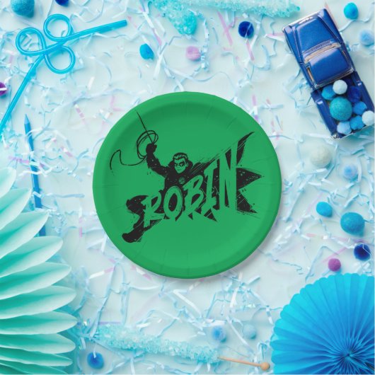 Robin Ink Brush Name Pappteller (Party)