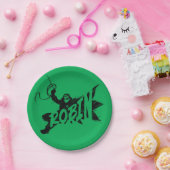 Robin Ink Brush Name Pappteller (Party)