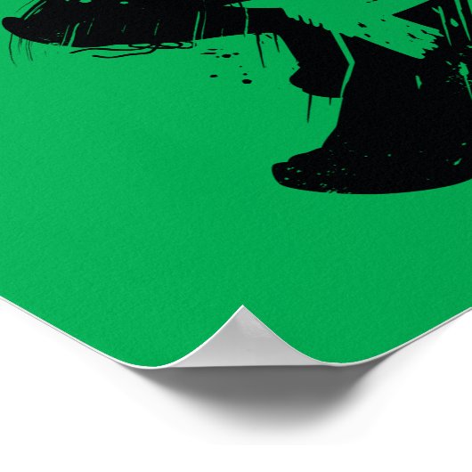 Robin Ink Brush Name Poster (Ecke)