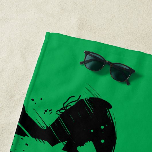 Robin Ink Brush Name Strandtuch (Beispiel)