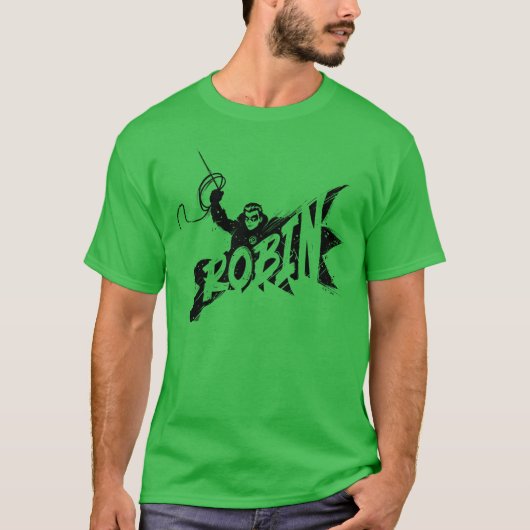 Robin Ink Brush Name T-Shirt (Vorderseite)
