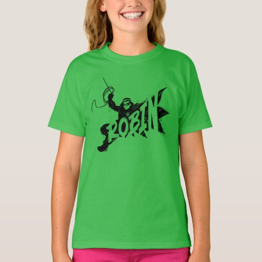 Robin Ink Brush Name T-Shirt (Vorderseite)