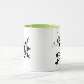 Robin Ink Brush Name Tasse (Zentrum)