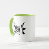 Robin Ink Brush Name Tasse (Vorderseite Links)