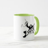 Robin Ink Brush Name Tasse (VorderseiteRechts)