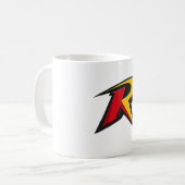 Robin inspiriertes Logo  Kaffeetasse (Vorderseite Links)