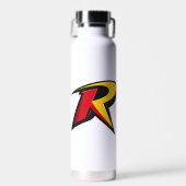 Robin inspiriertes Logo  Trinkflasche (Vorne)
