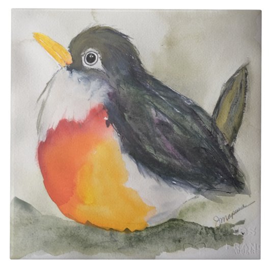 Robin Keramik Kitchenette Fliese (Vorderseite)