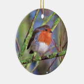 Robin Keramik Ornament (Rechts)