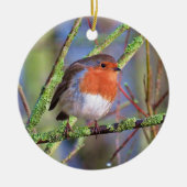 Robin Keramik Ornament (Vorne)