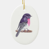 Robin Keramik Ornament (Hinten)