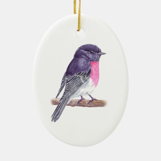 Robin Keramik Ornament (Hinten)