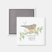 Robin Magnet (Vorderseite/Rückseite)