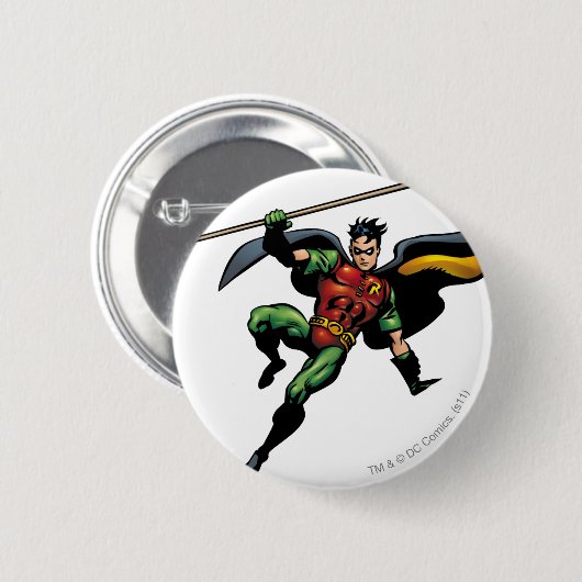 Robin mit Personal Button (Vorne & Hinten)