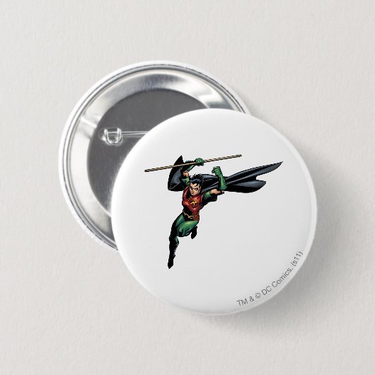 Robin mit Personal - Sprung Button (Vorne & Hinten)