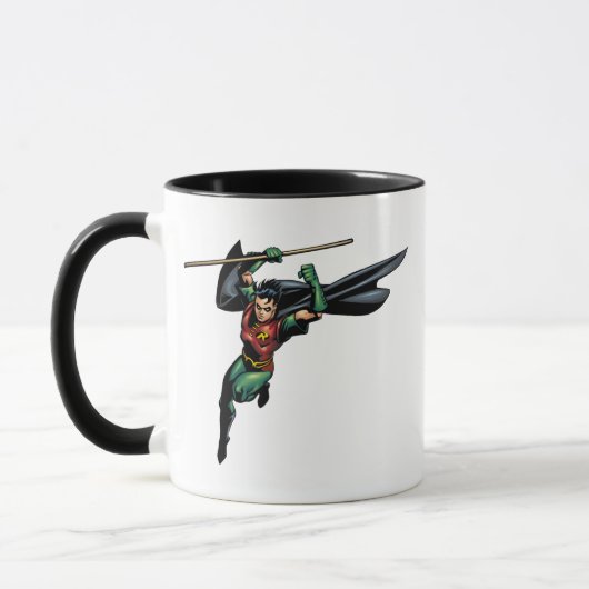 Robin mit Personal - Sprung Tasse (Links)