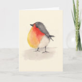 Robin-Muttertagskarte Karte (Vorderseite)