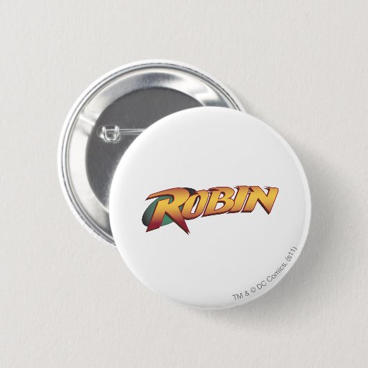 Robin Name Logo Button (Vorne & Hinten)