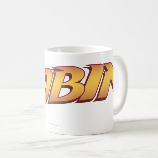 Robin Name Logo Kaffeetasse (VorderseiteRechts)